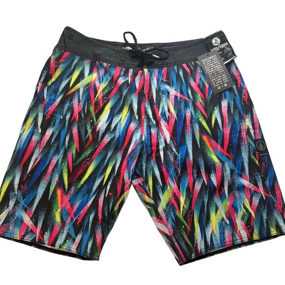 Volcom NWT men's multi-color pangeaseed vexta mod-tech swim boardshort size 34 - Picture 1 of 10